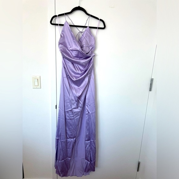 Retrofete ceres silk dress in lavender NWT - Picture 7 of 10